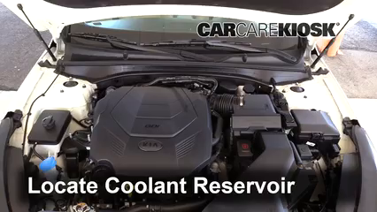 2017 Kia Cadenza Limited 3.3L V6 Coolant (Antifreeze) Check Coolant Level